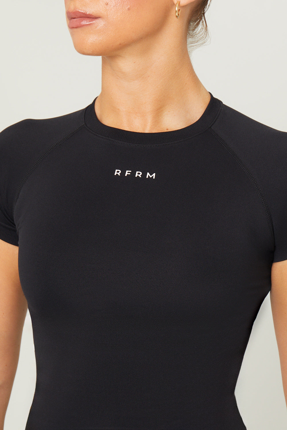 SCLPT™ Fitted Sculpting Tee - Onyx Black