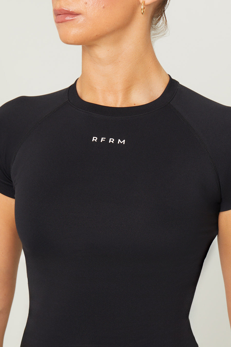 SCLPT™ Fitted Sculpting Tee - Onyx Black