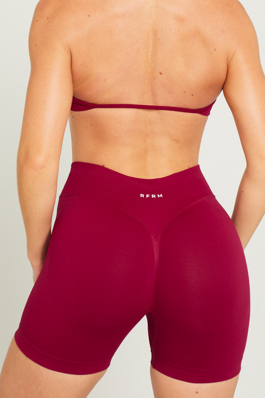 SCLPT™ Seamless Sculpting 4.5" Shorts - Dark Cherry